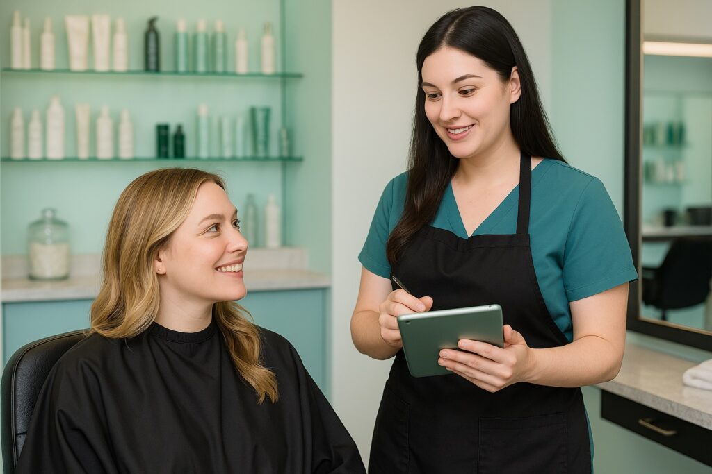 تسويق صالونات الشعر في السعودية